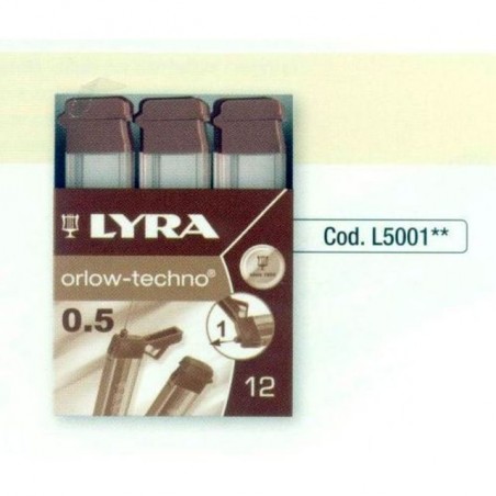 INGROSSO CARTOLERIA TECHNO FINELINE MINA 0.5 HB PZ.12 4084900520062 INGROSSO MATITE MINE TEMPERINI MINE DA DISEGNO E PORTAMINE