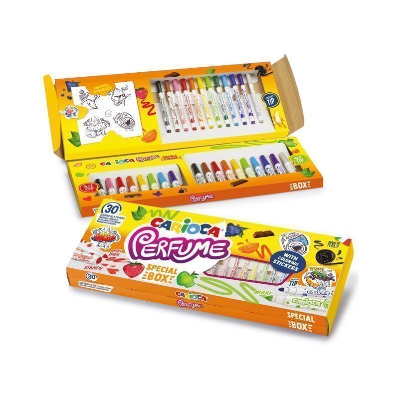 CARIOCA PENNARELLI PROFUMATI 30PZ SP.BOX EAN 8003511435301 INGROSSO PENNARELLI