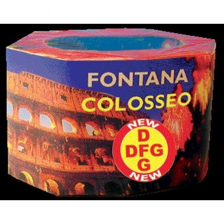 FONTANA COLOSSEO CM.9,5 PZ.1 C.12 EAN 000007 INGROSSO FONTANE FUOCHI D'ARTIFICIO