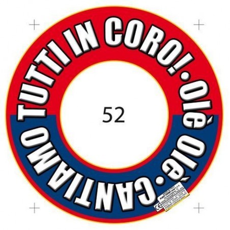 INGROSSO GIOCATTOLI SALVAGENTE ROSSO-BLU D.52 CM C/SCRITTA CANTIAMO TUTTI IN CORO OLE' OLE' 8012874004239 INGROSSO OFFERTA GIOCA