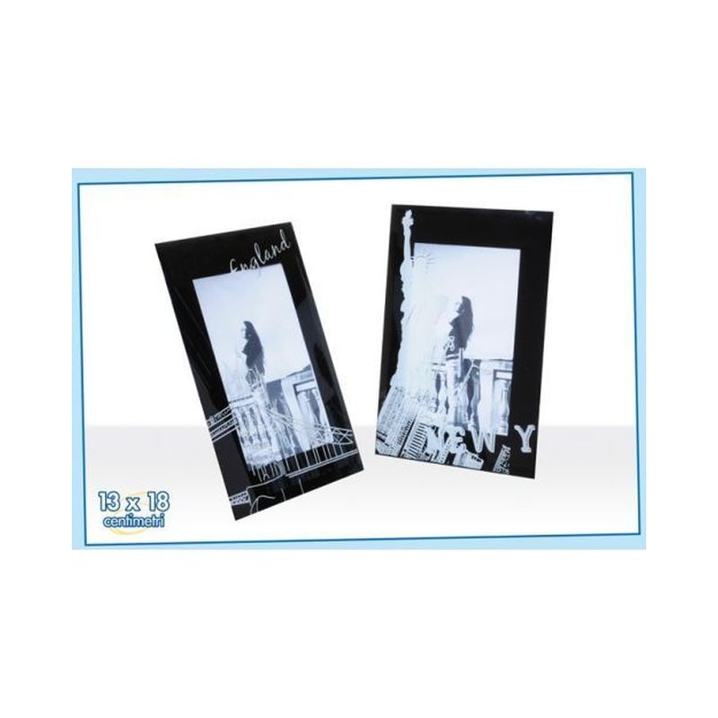 PORTAFOTO VETRO 13X18 EAN 8032732094080 INGROSSO GIOCATTOLI