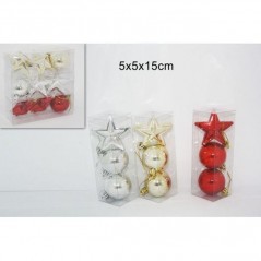 INGROSSO ARTICOLI NATALIZI PALLINE NATALIZIE C/STELLA ASS 8033113160608 INGROSSO ADDOBBI ALBERO NATALE