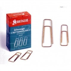 INGROSSO CARTOLERIA FERMAGLI RETTANGOLARI OTTONATI 4.8 50pcs 8028422553098 INGROSSO ARTICOLI DI CANCELLERIA