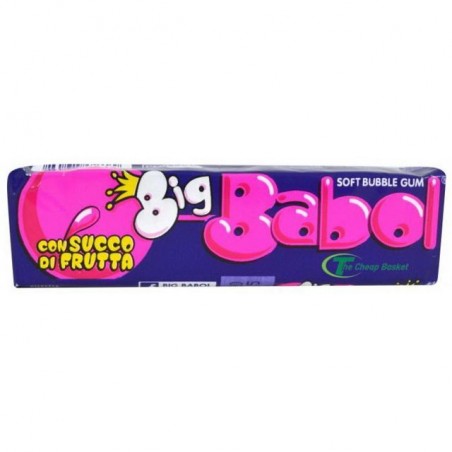 INGROSSO CARAMELLE BIG BABOL PANNAFRAGOLA X 5 80680222 INGROSSO DOLCIUMI CARAMELLE