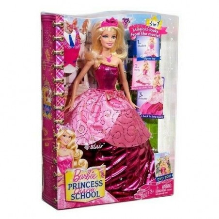 BARBIE PRINCESS CHARM SCHOOL BLAIR 3+A 70X324X229MM EAN 0027084993011 INGROSSO BARBIE