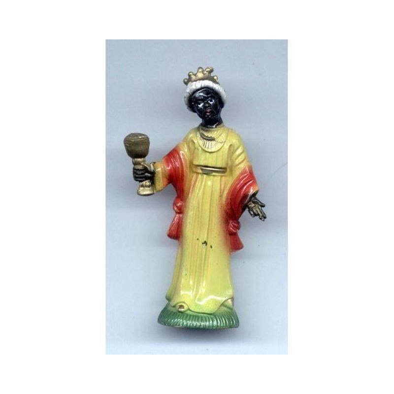 RE MAGIO NERO CM.7 EAN 0586733200000 INGROSSO PERSONAGGI PER IL PRESEPE E ANIMALI