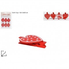 INGROSSO SAN VALENTINO MOLLETTE C/CUORE SET 6PZ ASS 8033113945090 INGROSSO REGALI PER SAN VALENTINO