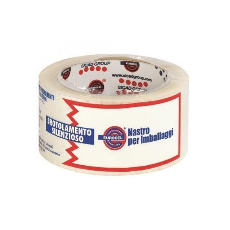 NASTRO TRASPARENTE 50mmX66M C.6 EAN 8001814154677 INGROSSO NASTRI ADESIVI