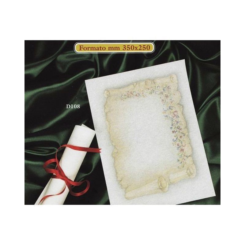 DIPLOMA CARTA PERGAMENA EAN 0589338600000 INGROSSO GADGET