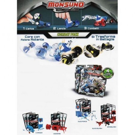 INGROSSO GIOCATTOLI MONSUNO COMBAT PACK PZ.2 ASS.1/2 25X4X23.5CM 8001444145526 INGROSSO OFFERTA GIOCATTOLI