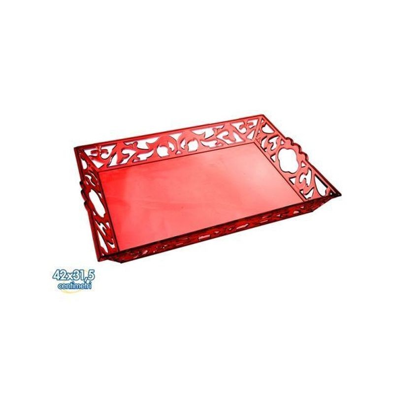 VASSOIO LAVORATO CM.42X31,5 EAN 8032732132676 INGROSSO ACCESSORI HALLOWEEN TAVOLA