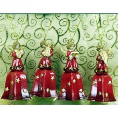 INGROSSO ARTICOLI NATALIZI APPENDINO ANGELO CAMPANA ASS. 9CM 8015361288419 INGROSSO ADDOBBI ALBERO NATALE