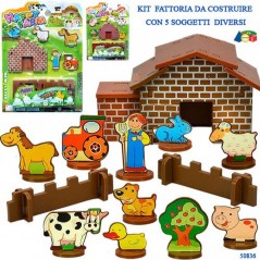INGROSSO EDICOLA SET FATTORIA C/CASA DA COSTRUIRE C/FIG. 8057438020317 INGROSSO GIOCHI E GIOCATTOLI GIOCHI DA EDICOLA