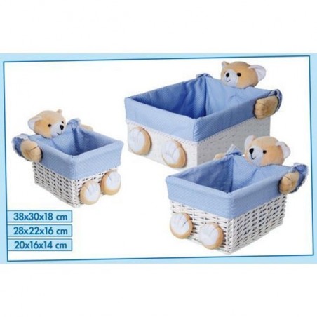 INGROSSO CASALINGHI SET 3 CESTE 8032732180646 INGROSSO ACCESSORI CUCINA ACCESSORI CUCINA