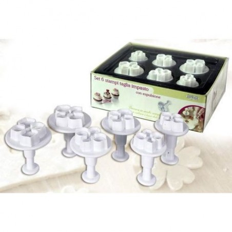 INGROSSO CAKE DESIGN STAMPI FIORE PZ.6 8015361638542 INGROSSO ACCESSORI CAKE DESIGN FORMINE E STAMPINI PER DOLCI