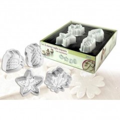 INGROSSO CAKE DESIGN STAMPI FRUTTA PZ.4 8015361651022 INGROSSO ACCESSORI CAKE DESIGN FORMINE E STAMPINI PER DOLCI
