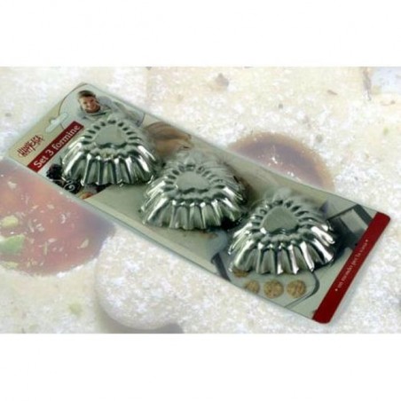 INGROSSO CAKE DESIGN FORME CUORE PER DOLCI PZ.3 8015361162603 INGROSSO ACCESSORI CAKE DESIGN FORMINE E STAMPINI PER DOLCI