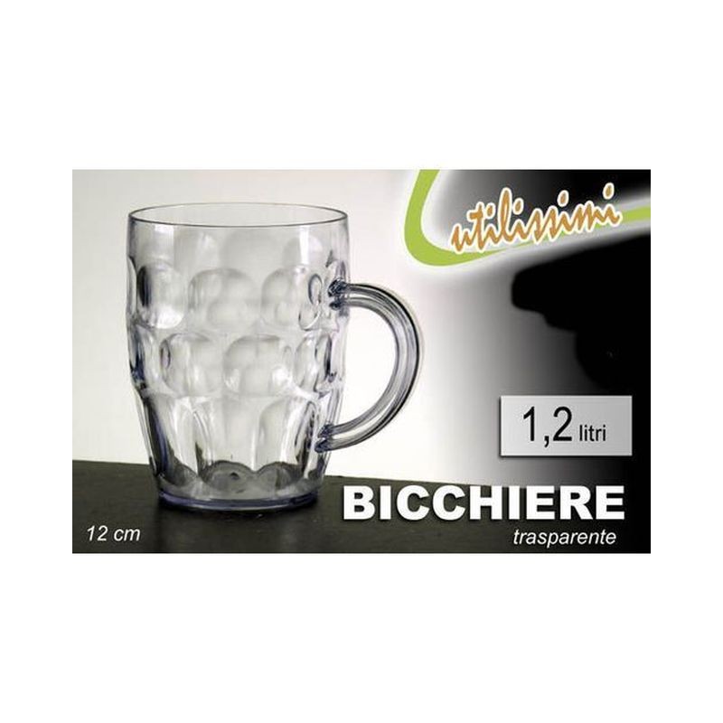 BICCHIERE 0,7L. 14X12 ASS EAN 8025569541599 INGROSSO BICCHIERI PER CASA