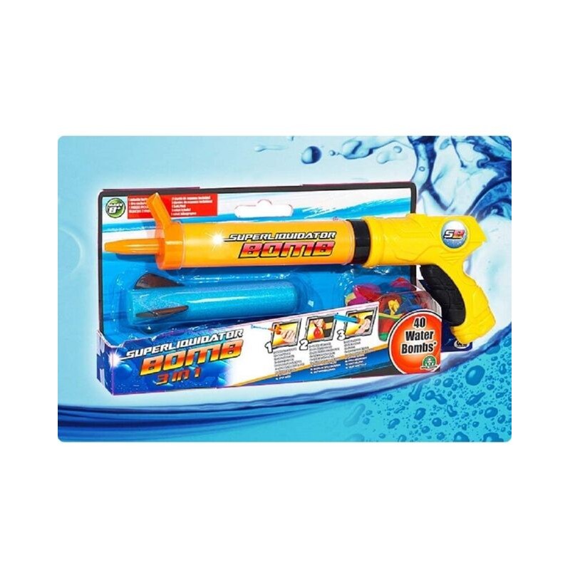 WATER BOMB PISTOLA SMALL C/40 GAVETTONI EAN 8027638021605 INGROSSO PISTOLE ACQUA E SPRUZZATORI