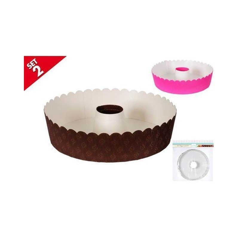 FORMINE TORTA CM.22X6 PZ.2 ASS. EAN 8032732204137 INGROSSO FORMINE E STAMPINI PER DOLCI
