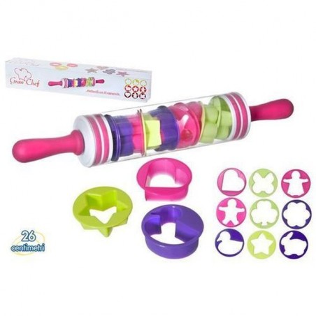 INGROSSO CASALINGHI MATTARELLO CON 9 COPPAPASTA 8032732197309 INGROSSO ACCESSORI CUCINA UTENSILI PER CUCINA