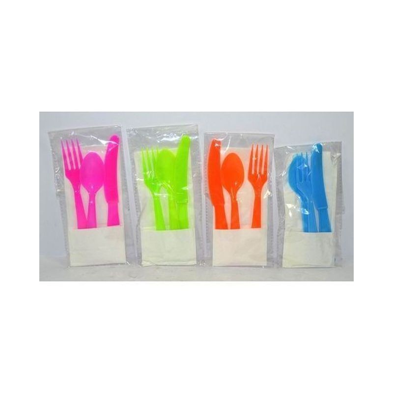 POSATE COL. PZ.3 + TOVAGLIOLO EAN 8034048103531 INGROSSO POSATE PER PARTY