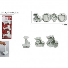 INGROSSO CAKE DESIGN STAMPINI 3 PZ 4ASS FRUTTA BIANCHI 8034048188361 INGROSSO ACCESSORI CAKE DESIGN FORMINE E STAMPINI PER DOLCI