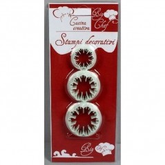 INGROSSO CAKE DESIGN FORMINE DOLCI FIORE 3PZ BIANCO 8034048188972 INGROSSO ACCESSORI CAKE DESIGN FORMINE E STAMPINI PER DOLCI