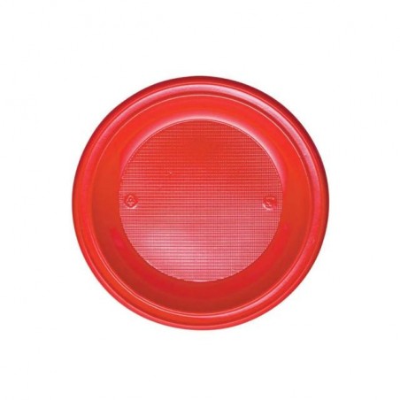 INGROSSO FESTA E PARTY PIATTO PIANO CM.21 ROSSO RIUTILIZ. 20PZ 8056284710069 INGROSSO ACCESSORI NATALIZI PER LA TAVOLA