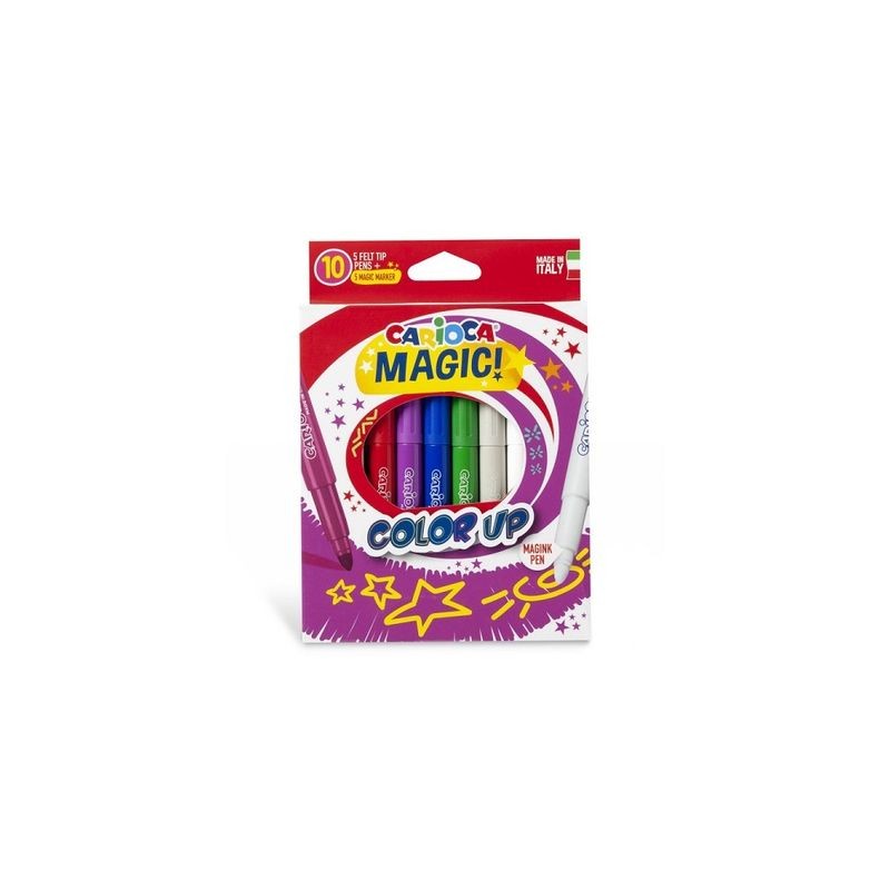 CARIOCA MAGICI COLOR UP 10PZ FELT PENS EAN 8003511431815 INGROSSO PENNARELLI