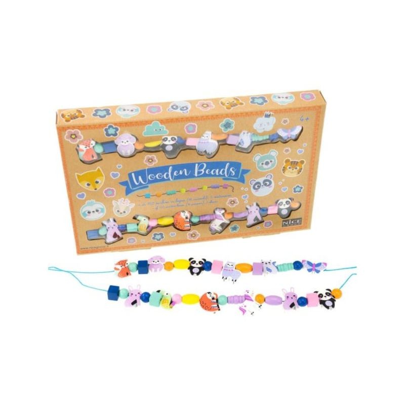 PERLINE IN LEGNO ANIMALI DEL BOSCO EAN 8056779870278 INGROSSO GIOCATTOLI PER BAMBINE