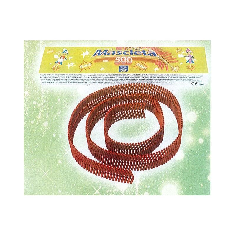 MITRAGLIA MASCLETA' COLPI 500 C40 EAN 6067077351866 INGROSSO PETARDI