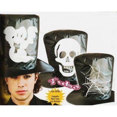 INGROSSO HALLOWEEN CAPPELLO MAXI TUBA HALLOWEEN C/STAMPA 8026196307886 INGROSSO ARTICOLI DI HALLOWEEN