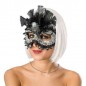 MASCHERA C/PAILLETTES PIUME E DECORI EAN 8004761016357 INGROSSO MASCHERE DI CARNEVALE
