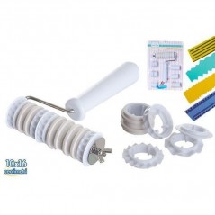 INGROSSO CAKE DESIGN SET TAGLIA PASTA A RILIEVO 7PZ 8032732220793 INGROSSO ACCESSORI CAKE DESIGN UTENSILI PER DESIGN DOLCI