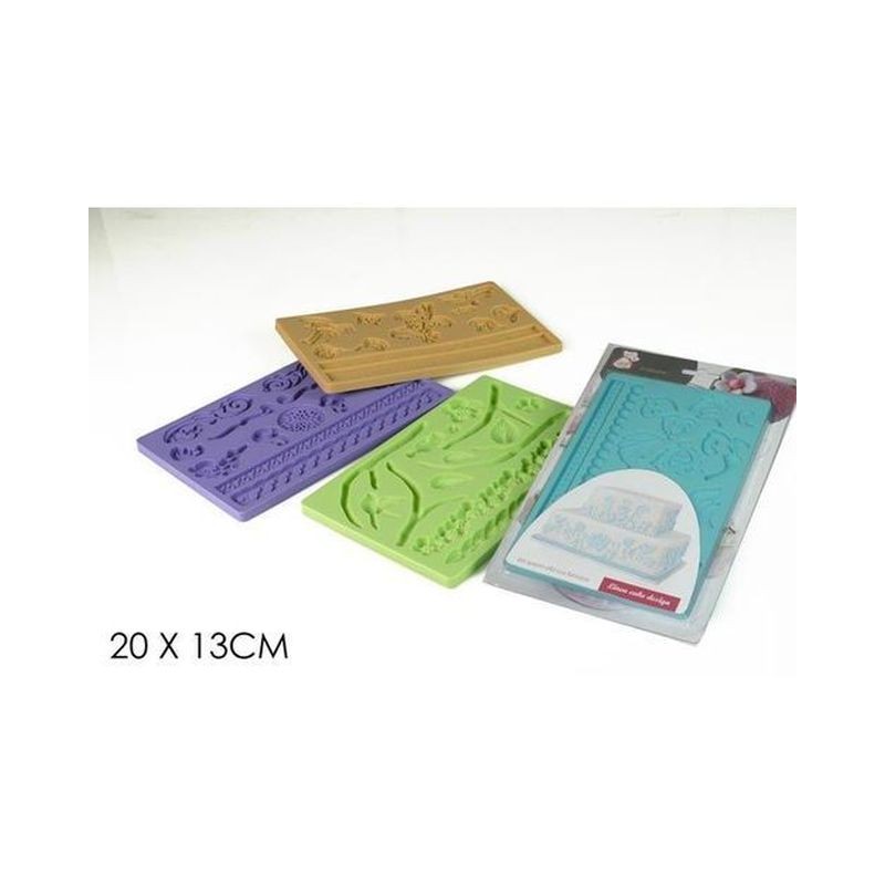 TAPPETO DECORATIVO SILICONE 4ASS 516821 EAN 8015361833503 INGROSSO FORMINE E STAMPINI PER DOLCI