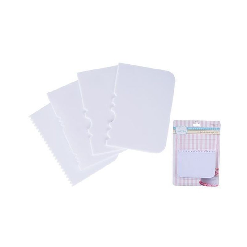 SET 4 SMOOTHER DECORA TORTE EAN 8032732233298 INGROSSO UTENSILI PER DESIGN DOLCI