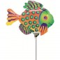 PALLONCINO PESCE TROPICALE PLASTICA ASTA EAN 0026635077255 INGROSSO PALLONCINI COMPLEANNO