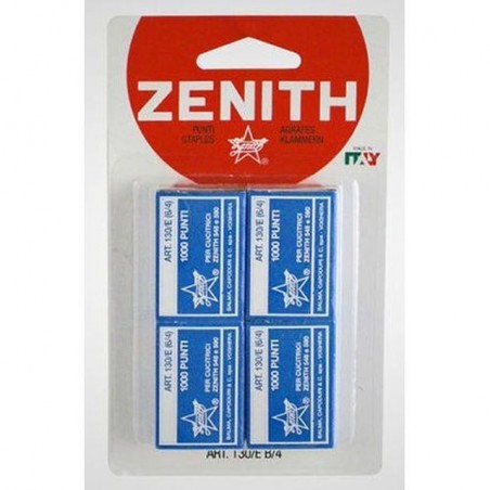 INGROSSO CARTOLERIA ZENITH PUNTI 130/E BLISTER 4 8009613104046 INGROSSO ARTICOLI DI CANCELLERIA PINZATRICI ZENITH ED ECONOMICHE