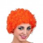 PARRUCCA RICCIOLINA ARANCIONE EAN 8004761024901 INGROSSO PARRUCCHE E BARBE DI CARNEVALE