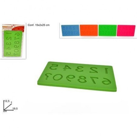 INGROSSO CAKE DESIGN FORMINE NUMERI IN SILICONE 4 COL. BLISTE 8034048223369 INGROSSO ACCESSORI CAKE DESIGN