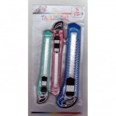 INGROSSO CARTOLERIA TAGLIERINO 3PZ ASS. 8051070694011 INGROSSO ARTICOLI DI CANCELLERIA ACCESSORI UFFICIO