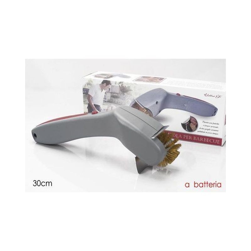 SPAZZOLA PER BARBECUE GRIGIO EAN 8015361653903 INGROSSO VASI E ARTICOLI DA GIARDINO