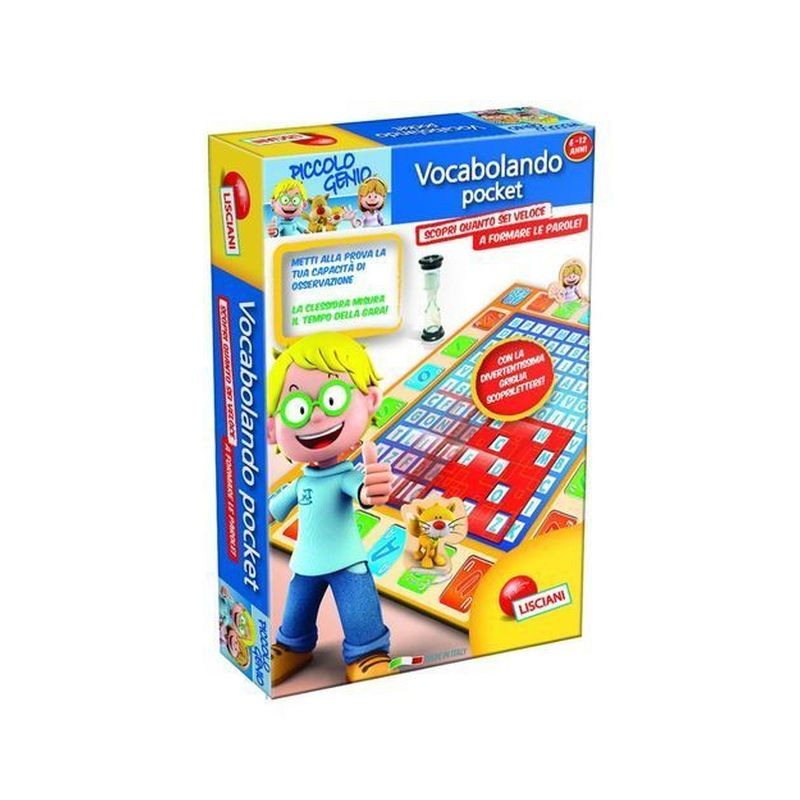 PICCOLO GENIO VOCABOLANDO POCKET EAN 8008324043194 INGROSSO GIOCHI CREATIVI
