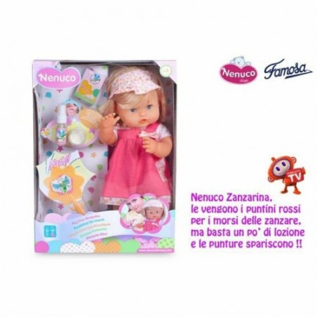 NENUCO ZANZARINA 42CM ETA':1-4 EAN 8410779002501 INGROSSO BAMBOLE PUBBLICIZZATE