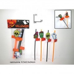 INGROSSO HALLOWEEN CANNUCCE PZ.6 8033113130700 INGROSSO ACCESSORI HALLOWEEN ACCESSORI HALLOWEEN TAVOLA