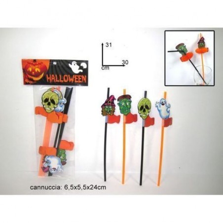 INGROSSO HALLOWEEN CANNUCCE PZ.6 8033113130700 INGROSSO ACCESSORI HALLOWEEN ACCESSORI HALLOWEEN TAVOLA