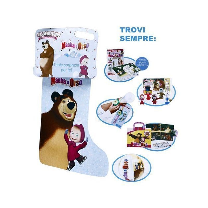 CALZETTONE MASHA 65X38CM EAN 8001444161267 INGROSSO BEFANA