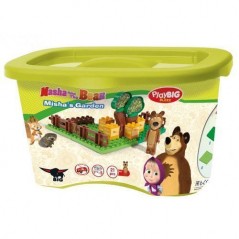 INGROSSO GIOCATTOLI MASHA E ORSO GIARDINO DEL MIELE 1.5+ANNI MATTONCINI 20PZ - INCLUSO ORSO 4004943570923 INGROSSO GIOCHI E GIOC
