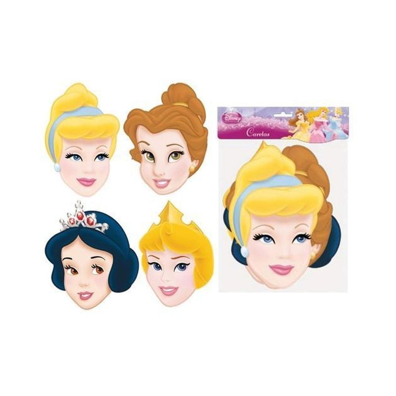 MASCHERA PRINCIPESSE 6PZ EAN 8423138526518 INGROSSO MASCHERE DI CARNEVALE